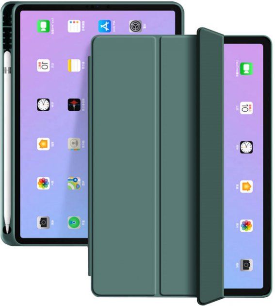 

Чохол-книжка BeCover з кріпленням Apple Pencil для Apple iPad Air 10.9 2020 (705514) Dark Green