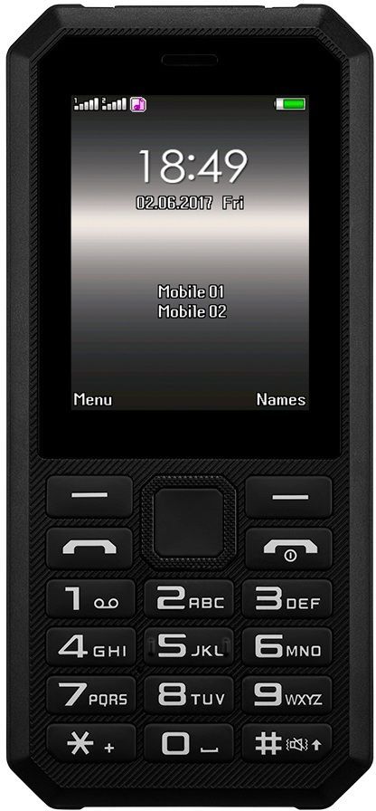 

Мобильный телефон Prestigio Muze F1 (PFP1244DUOBLACK) Black