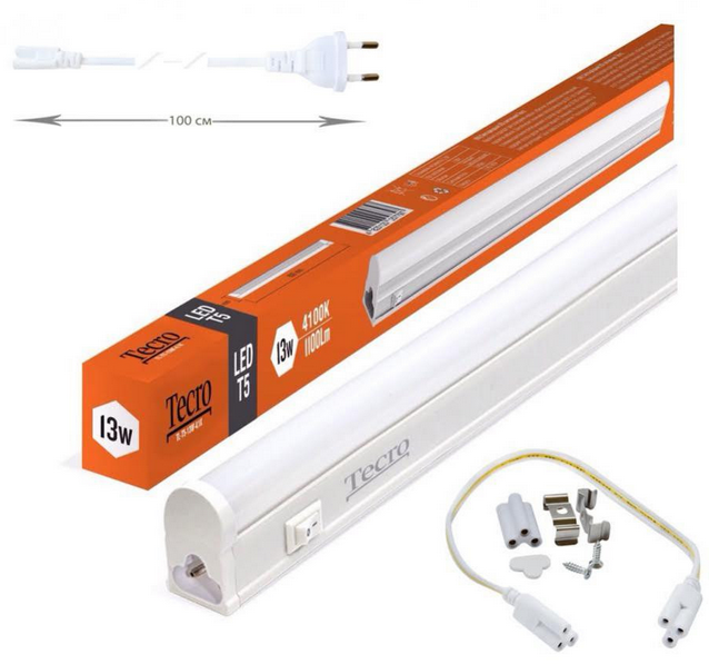 

Світильник LED Tecro TL-T5-13W-4.1K 13W 4100K
