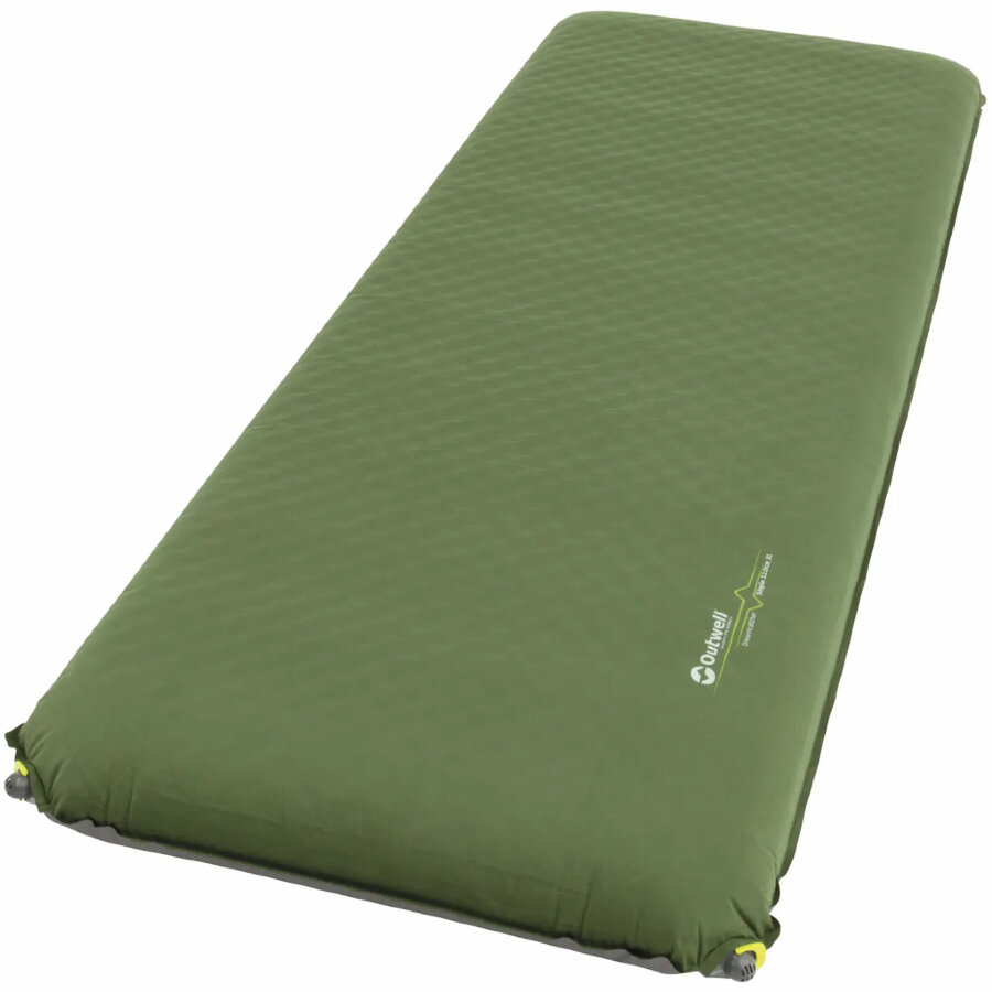 

Килимок самонадувний Outwell Self-inflating Mat Dreamcatcher Single 12 cm XL (290311) Green