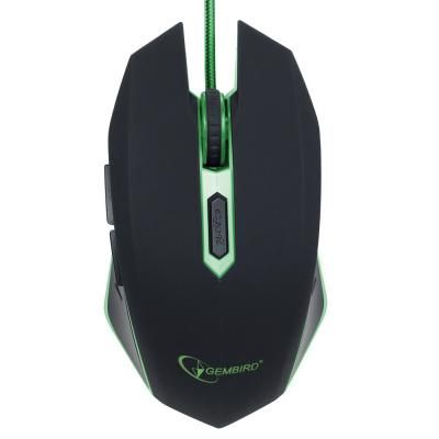 

Миша Gembird MUSG-001-G USB (MUSG-001-G) Black/Green