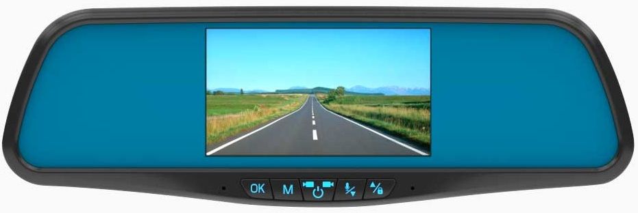 

Штатне дзеркало з відеореєстратором Prime-X 043DK