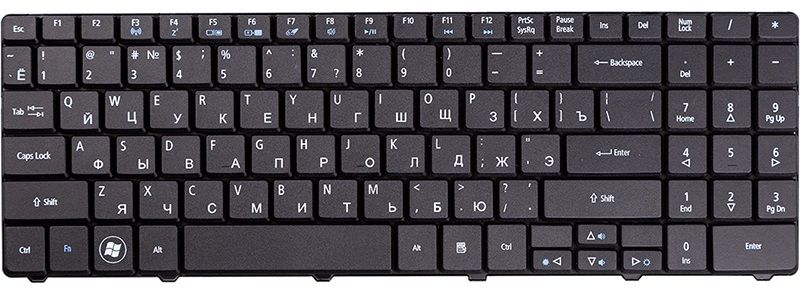 

Клавіатура для ноутбука PowerPlant Acer Aspire 5516, eMachines E525 без фрейму (KB310739) Black
