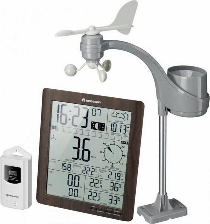 

Метеостанція Bresser Weather Center ClimaTemp XXL (927569) Brown