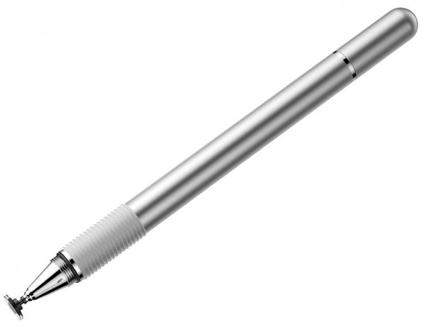 

Стилус Baseus Golden Cudgel Capacitive Stylus Pen 2in1 Silver