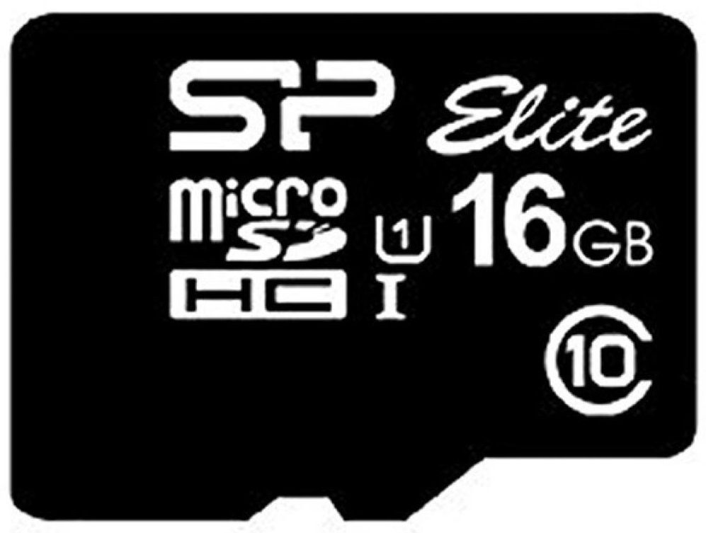 

Карта памяти Silicon Power 16GB microSD Class 10 UHS-I Elite (SP016GBSTHBU1V10)