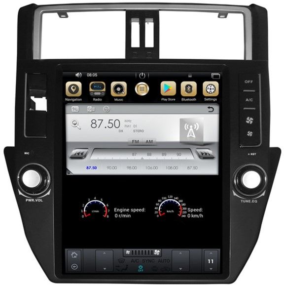 

Автомагнітола штатна Gazer CM7012-J150H для Toyota Prado, LC150-High level