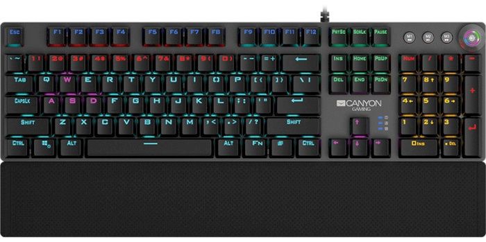 

Клавіатура дротова Canyon CND-SKB7-RU USB