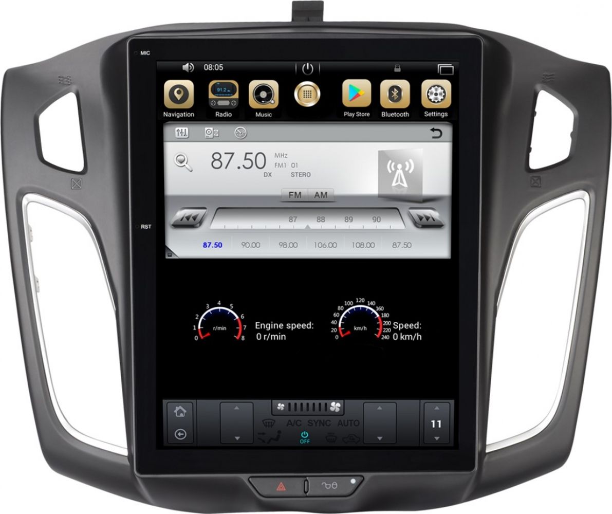 

Автомагнітола штатна Gazer CM7010-BM для Ford Focus (BM) 2012-2016