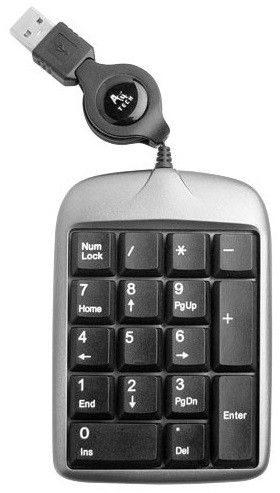 

Цифрова клавіатура (Numpad) A4Tech TK-5 USB (4711421700689) Grey/Black