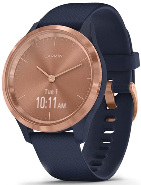 

Смарт-часы GARMIN Vivomove 3S Rose Gold Stainless Steel Bezel with Navy Case and Silicone Band (010-02238-23)
