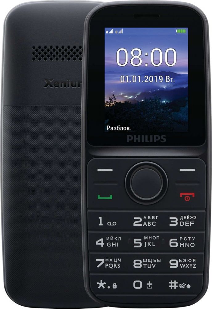 Мобильный телефон Philips E109 Black от Територія твоєї техніки на платформе USKIDKA Мобильный телефон Philips E109 Black от Територія твоєї техніки