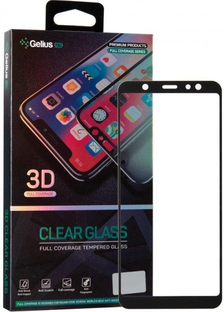 

Захисне скло Gelius Pro 3D Samsung A605 (A6 Plus-2018) Black