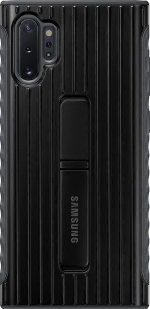 Акция на Чохол-накладка Samsung Protective Standing Cover для Samsung Galaxy Note 10 Plus (EF-RN975CBEGRU) Black от Територія твоєї техніки