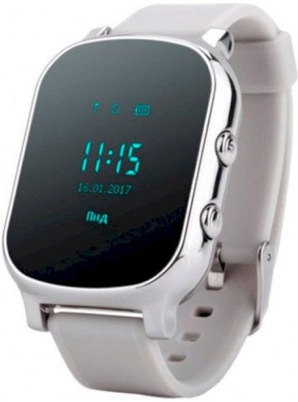 

Дитячий годинник-телефон з GPS трекером GOGPS K20 (K20CH) Chrome