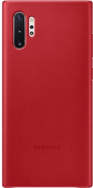 Акція на Чохол Samsung Leather Cover для Samsung Galaxy Note 10 Plus (EF-VN975LREGRU) Red від Територія твоєї техніки