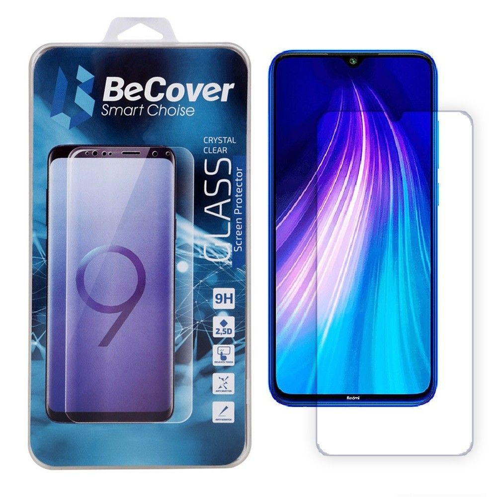 

Захисне скло BeCover для Xiaomi Redmi Note 8T Crystal Clear Glass (BC_704526)