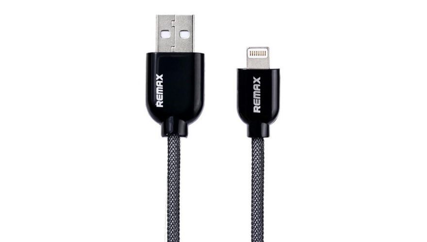 

Кабель Remax Lightning Metal 1М Black