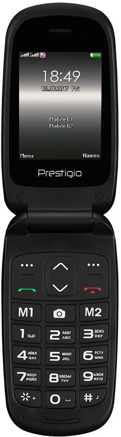 

Мобильный телефон Prestigio Grace B1 Duo (PFP1242DUOBLACK) Black