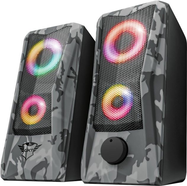 Акція на Акустична система Trust GXT 606 Javv RGB-Illuminated (23379) Khaki від Територія твоєї техніки