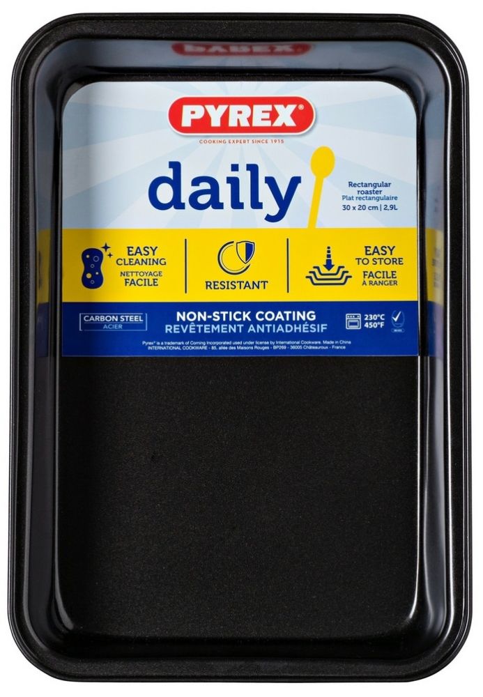 

Форма для випічки Pyrex Daily 30x20 см 2.9 л (DM32RR6)
