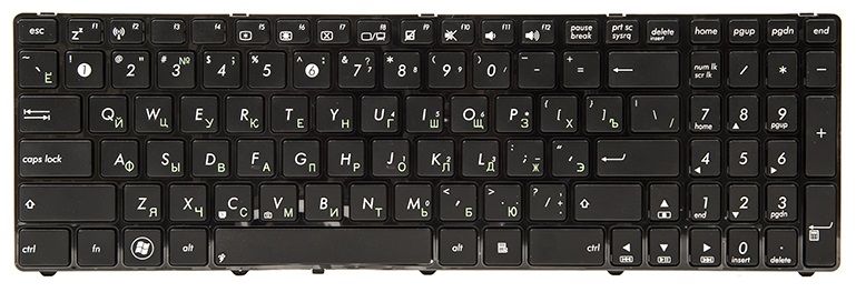 

Клавіатура для ноутбука PowerPlant Asus K50, K50A, K50I (KB311286)