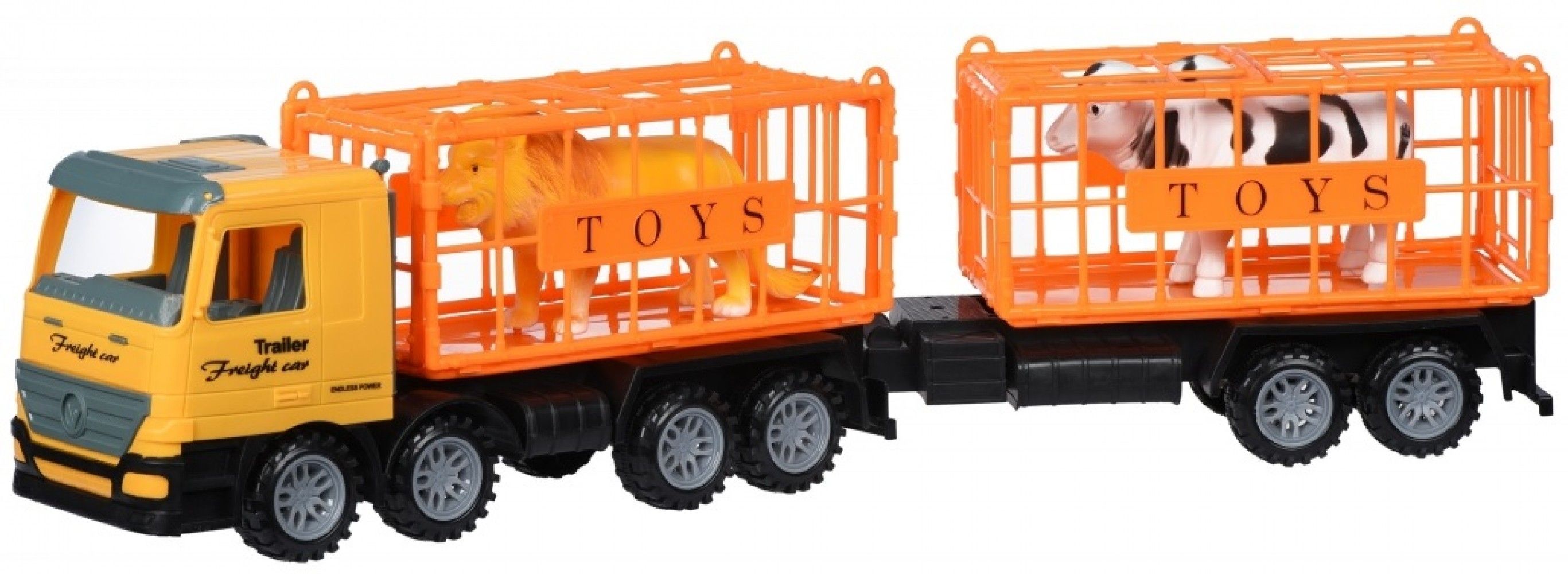 

Машинка Same Toy Super Combination Грузовик желтый для перевозки с прицепом (98-91Ut-2)
