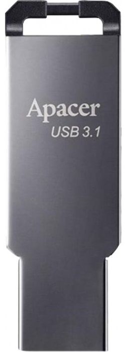 

USB флеш накопичувач Apacer AH360 16GB USB 3.1 (AP16GAH360A-1) Ashy