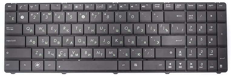 

Клавіатура для ноутбука PowerPlant Asus A53U, K53U без фрейму (KB312504) Black