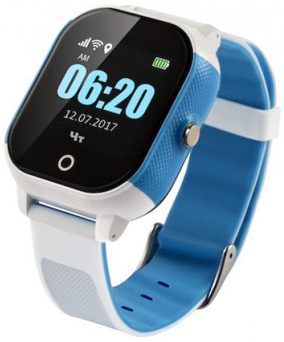 

Дитячий годинник-телефон з GPS трекером GOGPS K23 (K23BLWH) Blue/White