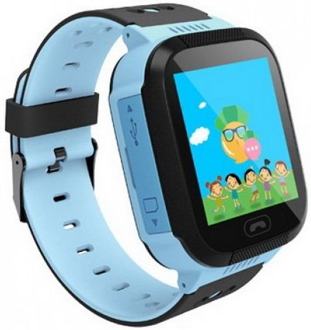 

Дитячий годинник-телефон з GPS трекером GOGPS K12 (K12BL) Blue
