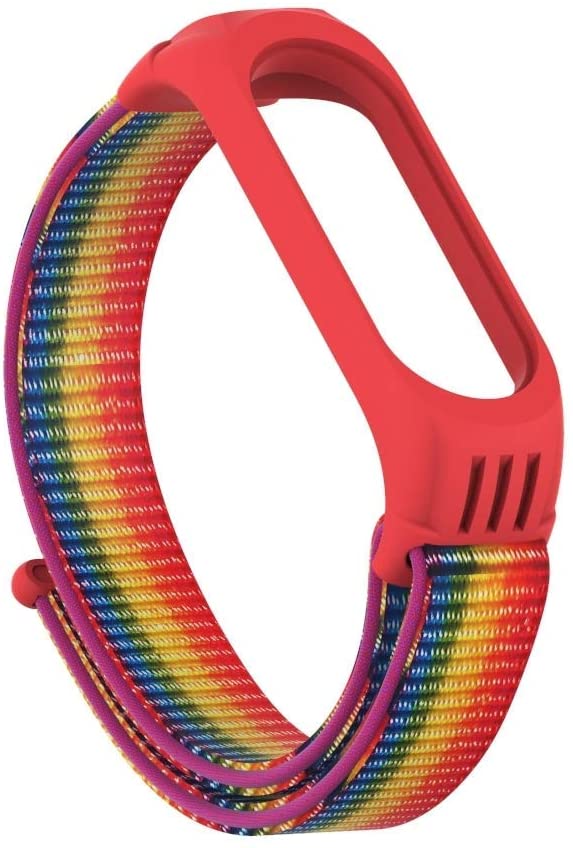 

Ремінець TPU Nylon Xiaomi Mi Band 5 Gradient rainbow