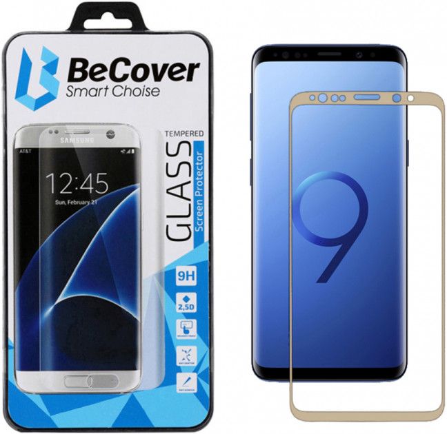 

Захисне скло BeCover для Samsung Galaxy S9+ SM-G965 (BC_704697) Gold