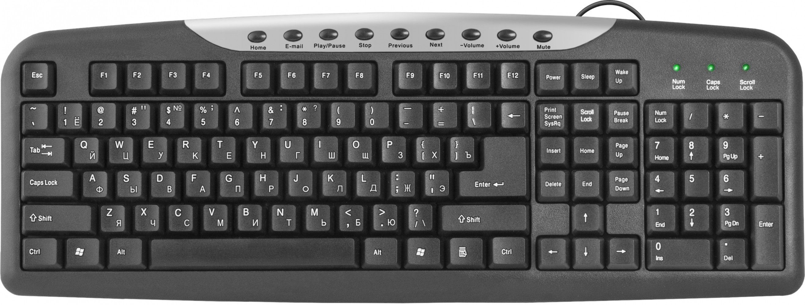 

Клавіатура Defender HM-830 USB (45830) Black
