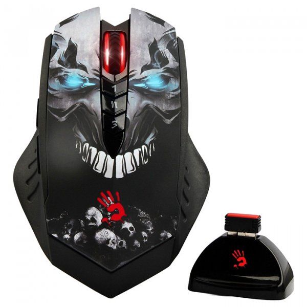 

Мышь A4Tech Bloody R80 USB Black Skull Design (4711421921671)