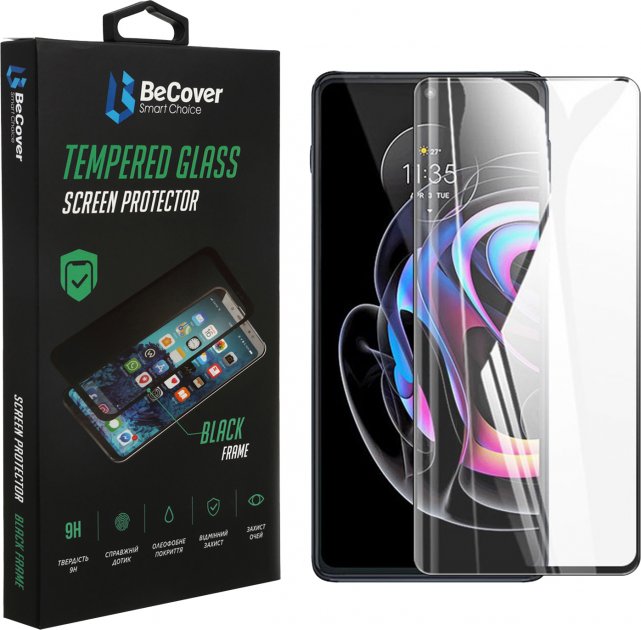 

Захисне скло BeCover для Motorola Moto Edge 20 / 20 Pro (706897) Black