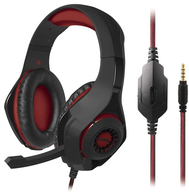 

Навушники Sven AP-G886MV Black-Red