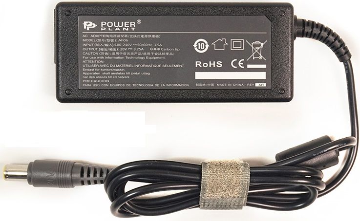 

Блок живлення PowerPlant для ноутбуків IBM/LENOVO 220V, 20V 65W 3.25A (7.9*5.5) (IB65H7955)