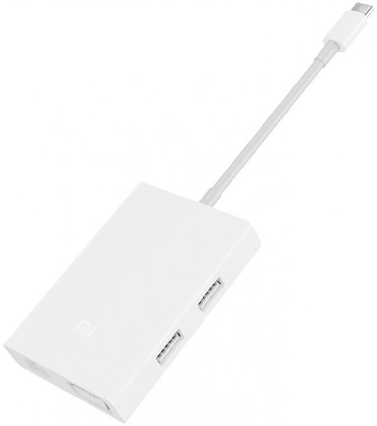 

Адаптер Xiaomi Mi Multi-Adapter USB-C to VGA and Gigabit Ethernet (JGQ4005TY) White