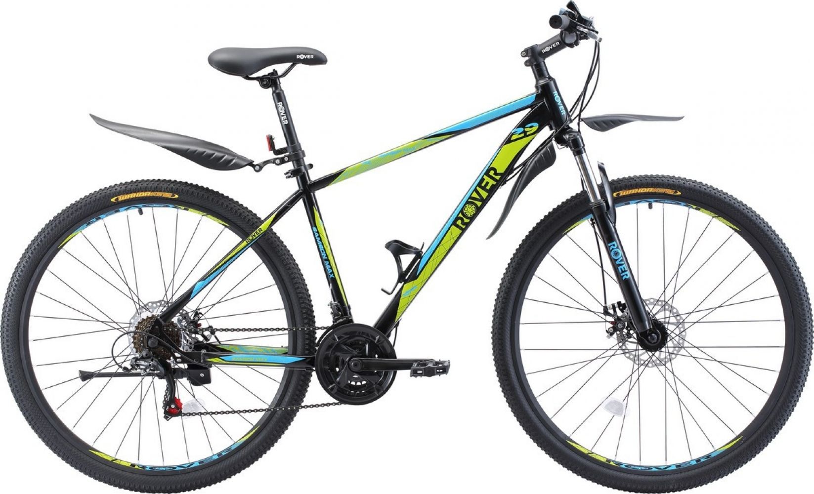 

Велосипед Rover Samson Max 29"18" 2019 Black/Green/Blue
