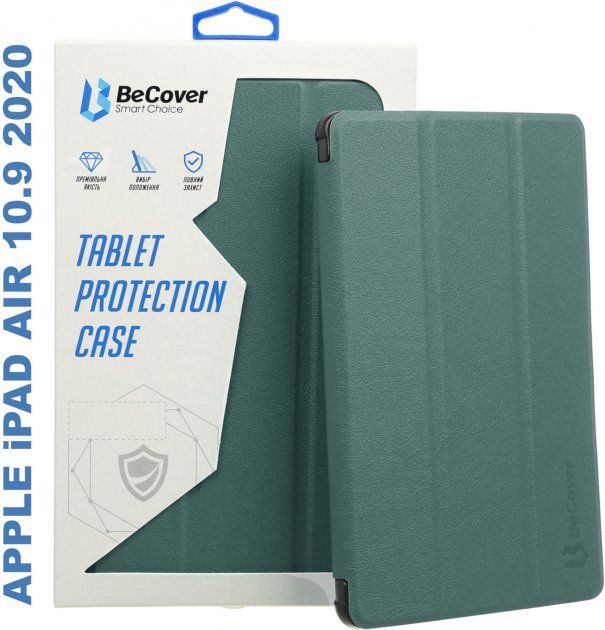 

Обкладинка BeCover для Apple iPad Air 10.9 2020 (705499) Dark Green