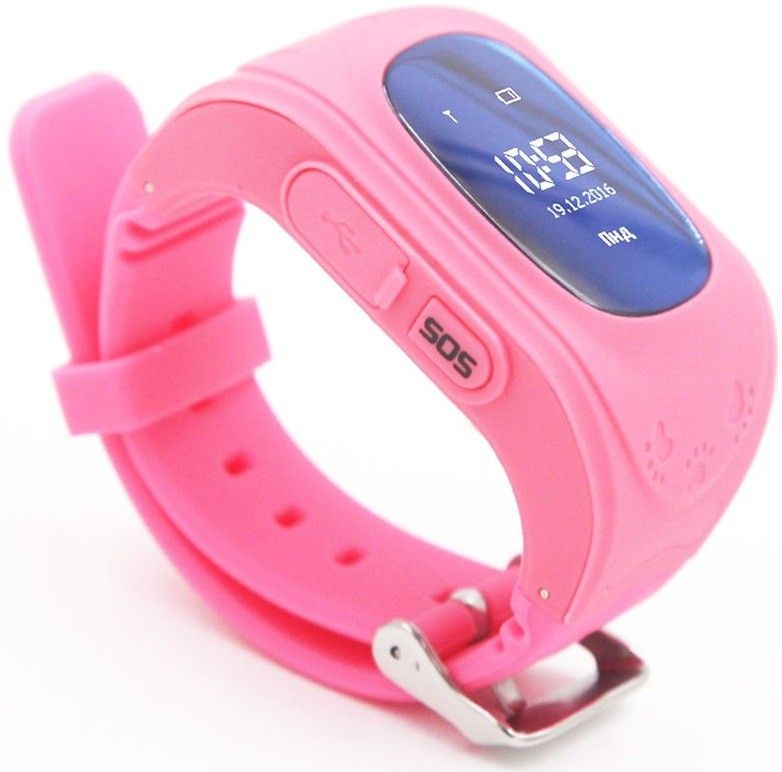 

Дитячий годинник-телефон з GPS трекером GOGPS K50 (K50PK) Pink