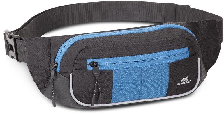 

Поясна сумка RIVACASE 5215 Black/Blue