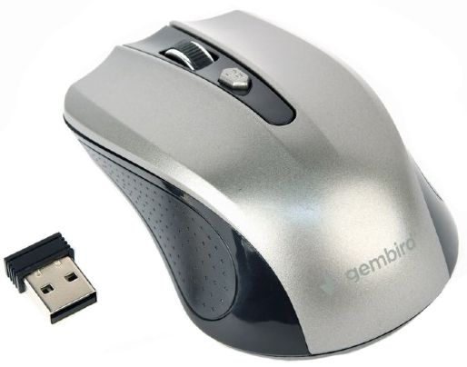 

Миша бездротова Gembird MUSW-4B-04-BG Wireless Grey/Black