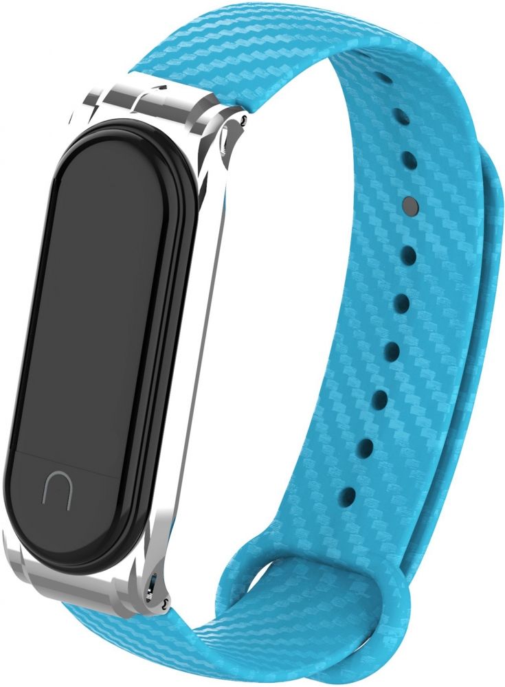

Ремешок Armorstandart Carbon Silicone Series для Xiaomi Mi Band 4/3 (ARM55191) Blue