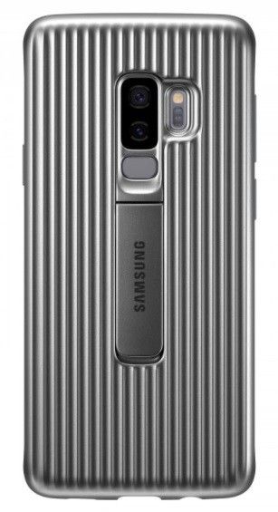 Акція на Накладка Samsung Protective Stadning Cover S9 Plus Silver (EF-RG965CSEGRU) від Територія твоєї техніки