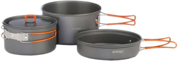 

Набір посуду Vango Hard Anodised Adventure Cook Kit (925250) Grey