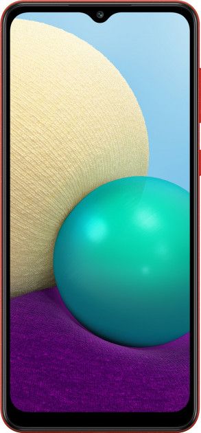 Акция на Смартфон Samsung Galaxy A02 2/32GB (SM-A022GZRBSEK) Red от Територія твоєї техніки