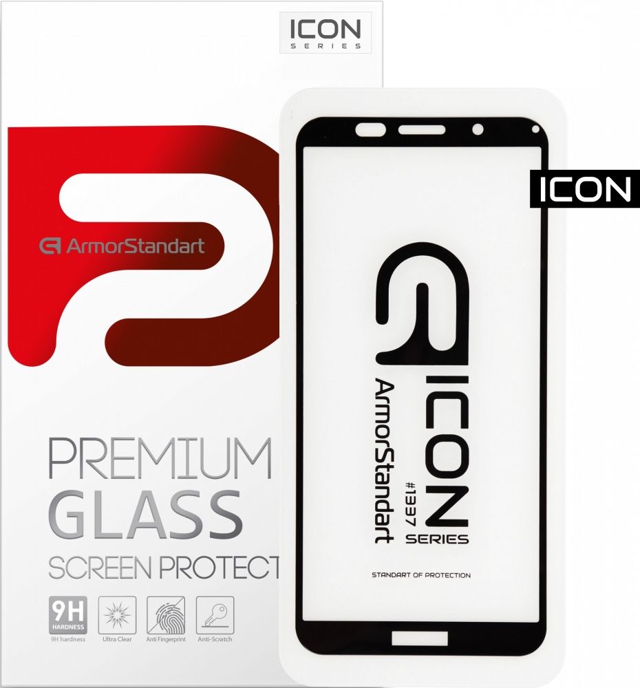 

Защитное стекло Armorstandart Icon для Huawei Y5p (ARM56793) Black