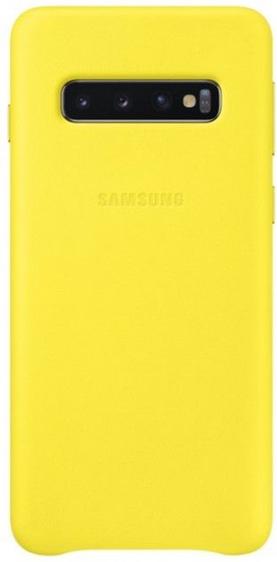 Панель Samsung Leather Cover для Samsung Galaxy S10 (EF-VG973LYEGRU) Yellow от Територія твоєї техніки на платформе USKIDKA Панель Samsung Leather Cover для Samsung Galaxy S10 (EF-VG973LYEGRU) Yellow от Територія твоєї техніки
